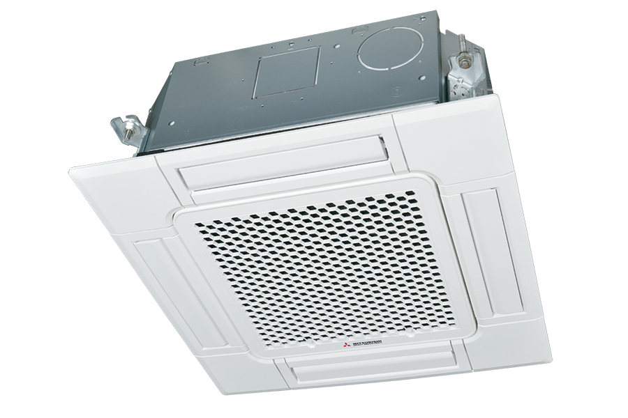 Кассетные компактные четырехпоточные внутренние блоки